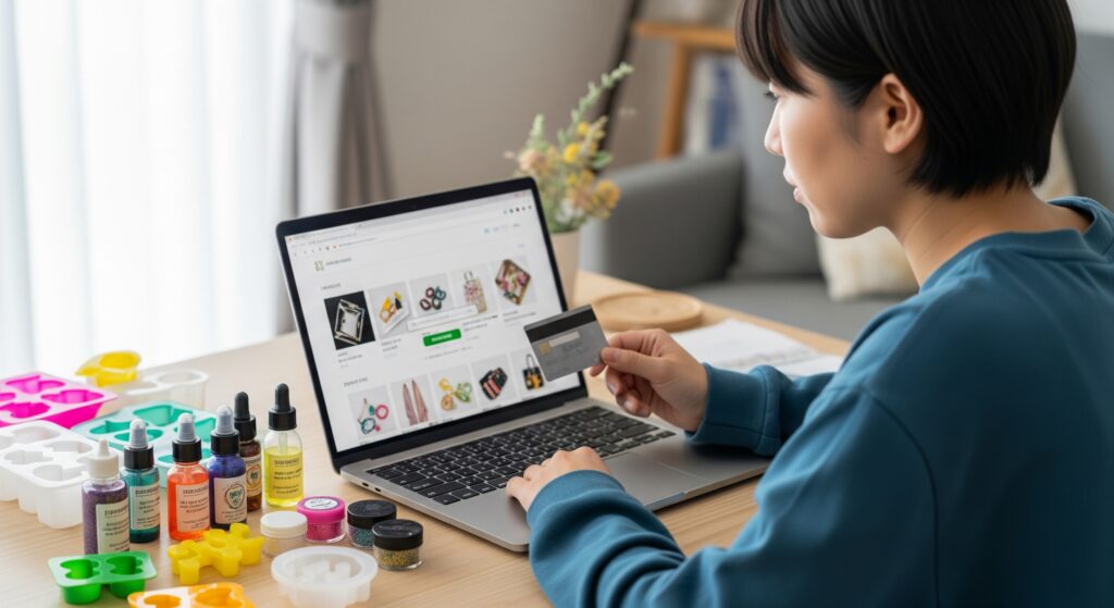 レジンはネットで買うのもおすすめ