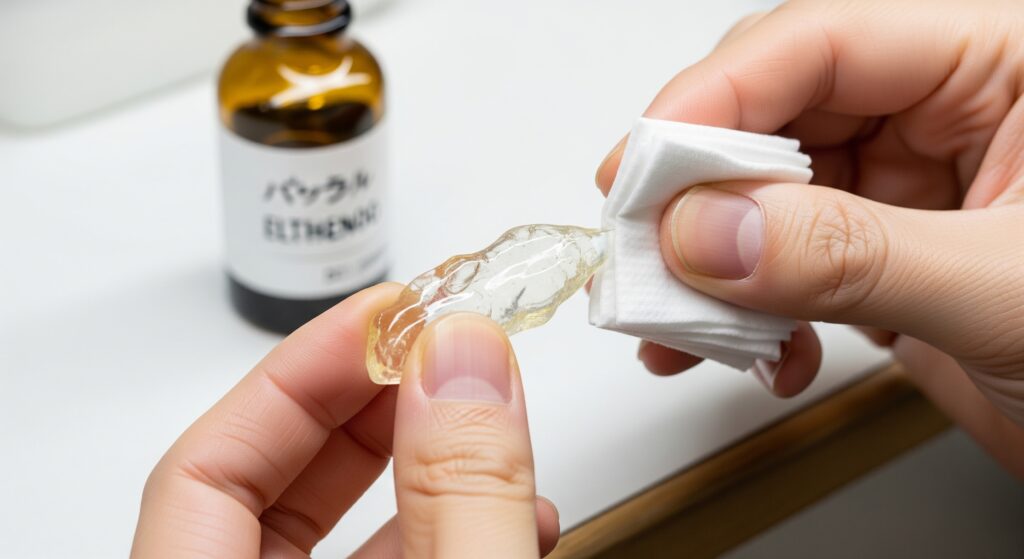 レジンのベタベタを取り除くには？
