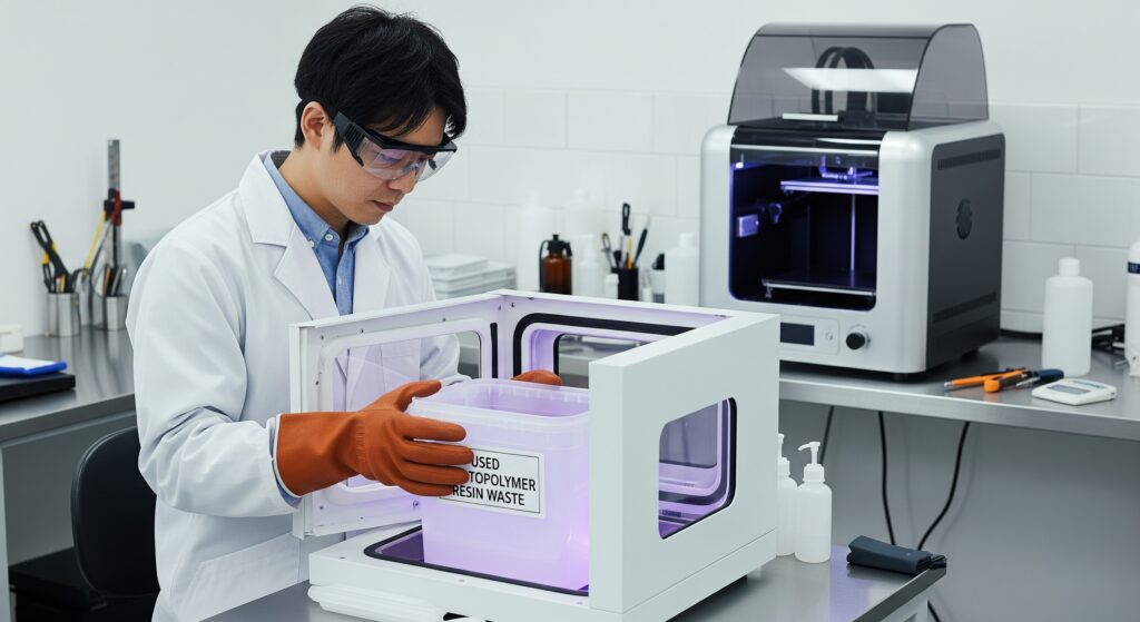 特殊な光造形レジンの捨て方