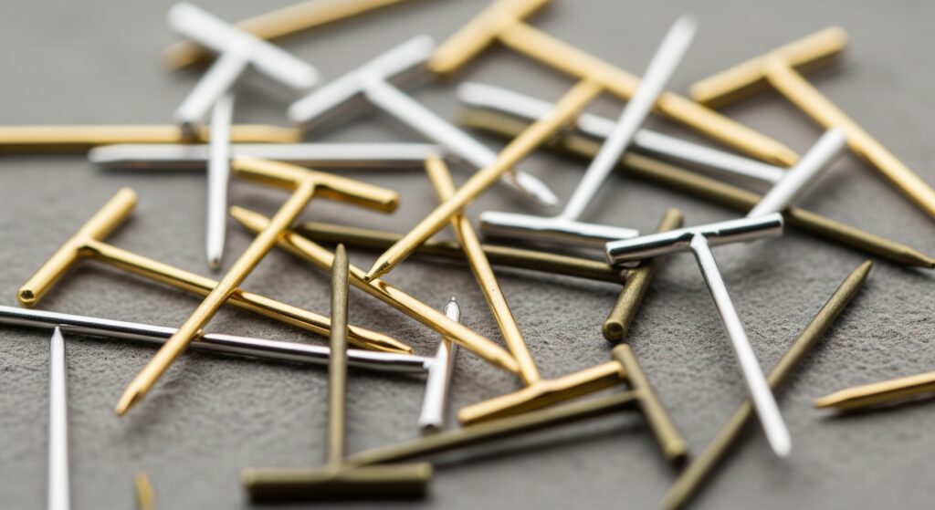 便利なレジンキーホルダー用Tピン金具