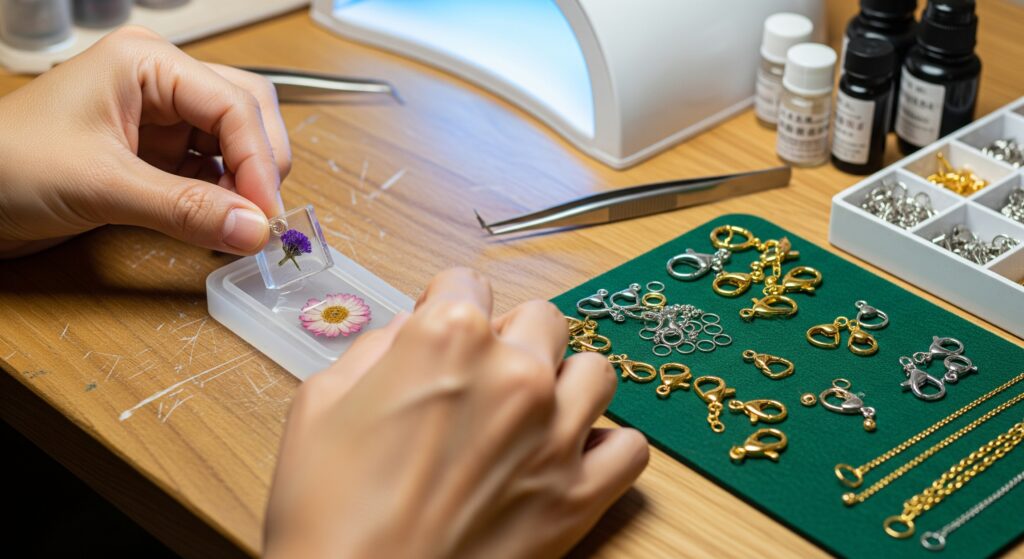 レジンキーホルダー金具の付け方と種類を徹底解説
