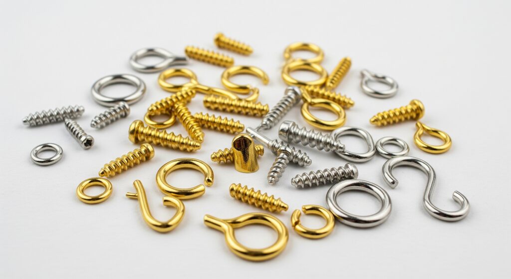 基本のレジンキーホルダー用ヒートン金具