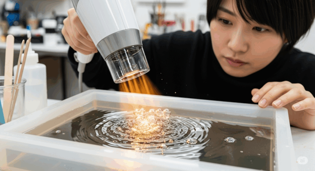 レジンにドライヤーは使えますか？