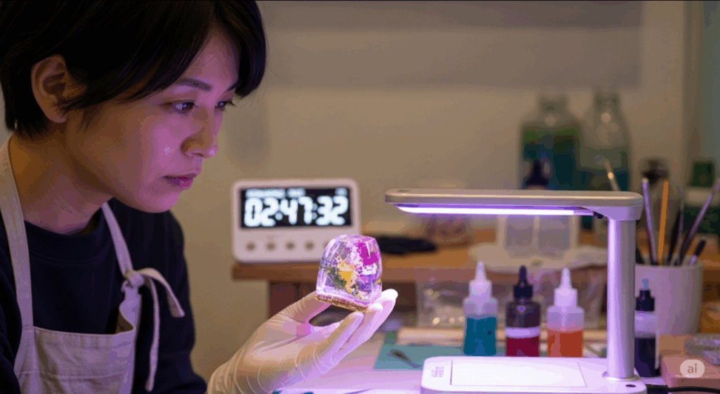 硬化時間の目安と調整のコツ　イメージ