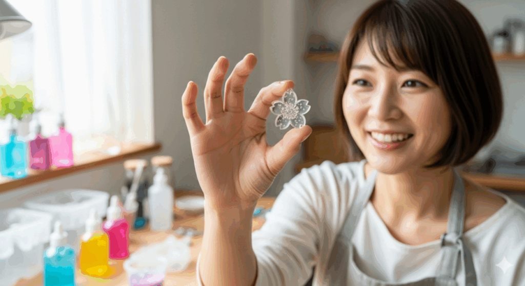 初心者向けの低粘度おすすめレジン液　イメージ