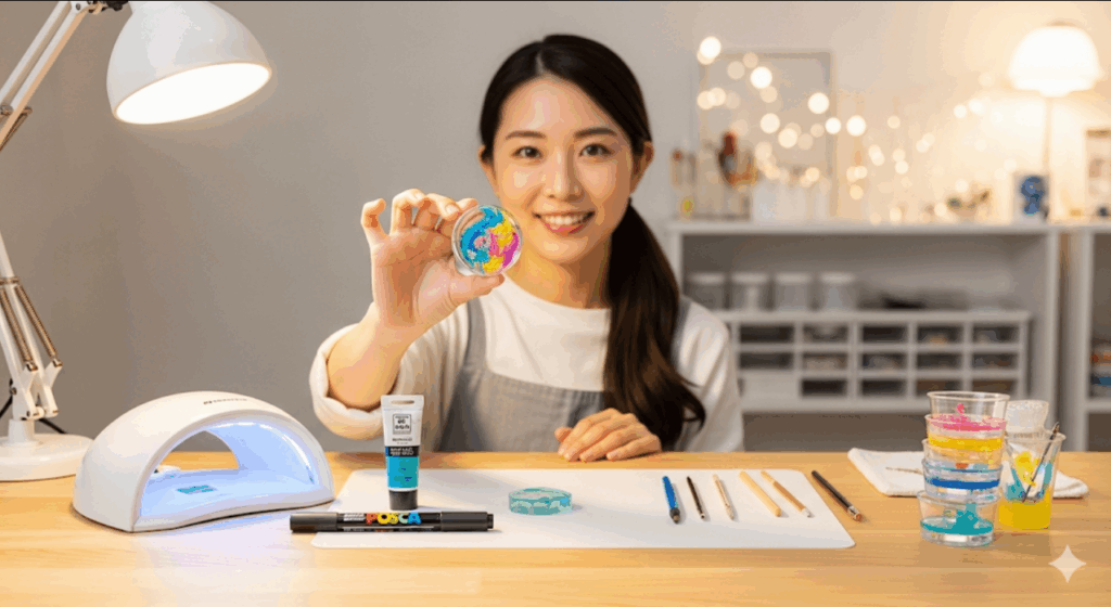 レジンに書けるペンは100均にある？まとめ　イメージ
