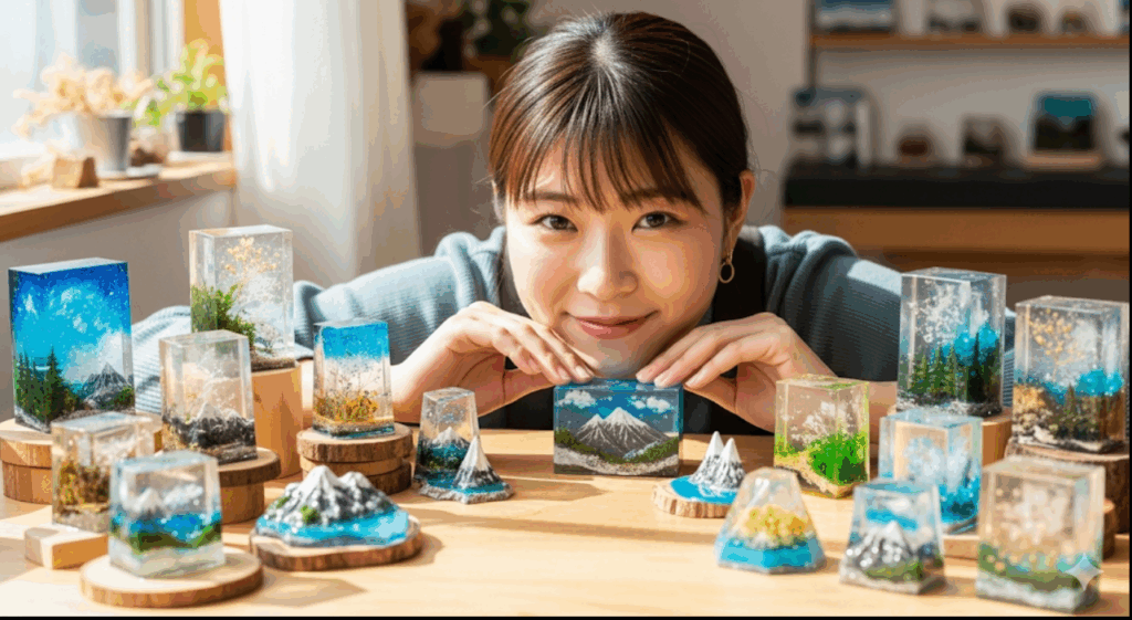 奥深いレジンの風景の作り方を総まとめ　イメージ