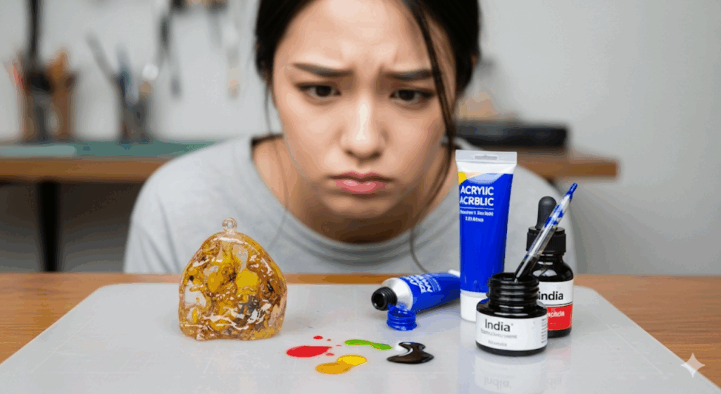 レジン着色剤の代用はおすすめしない理由　イメージ