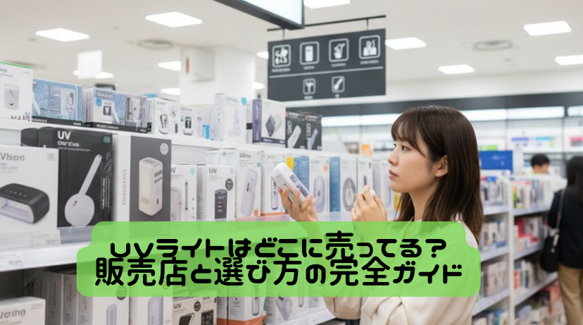 uvライトはどこに売ってる？販売店と選び方の完全ガイド
