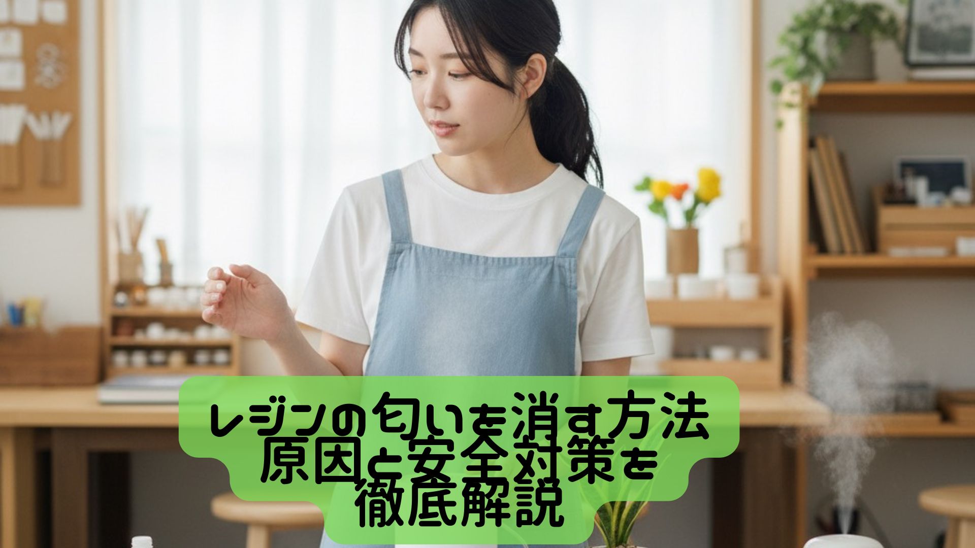 レジンの匂いを消す方法｜原因と安全対策を徹底解説