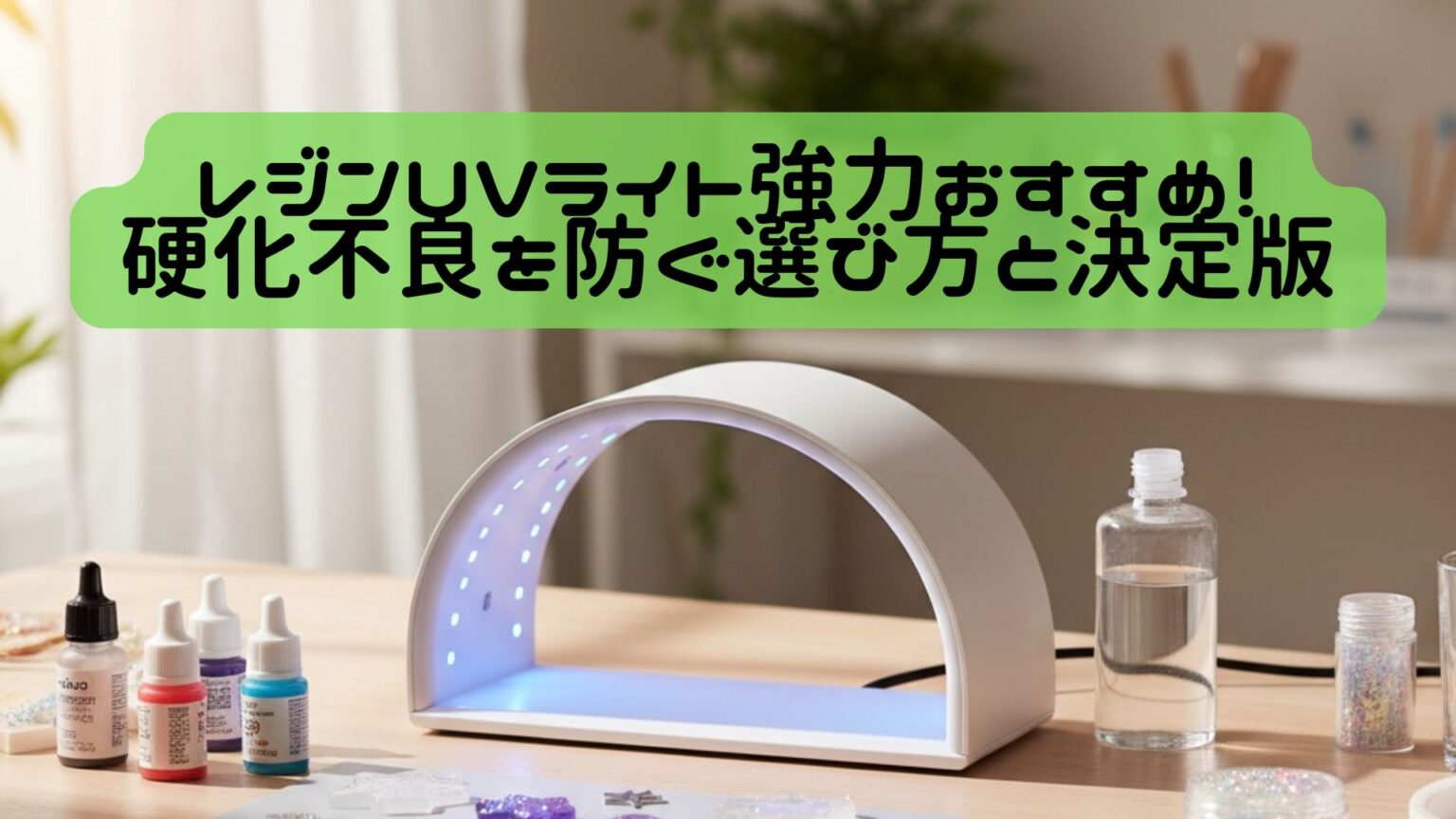 レジンUVライト強力おすすめ!硬化不良を防ぐ選び方と決定版 | 気まぐれレジン便り
